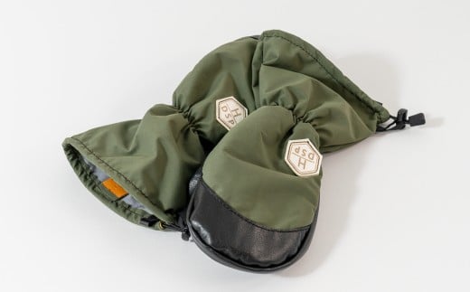 DSP 布グローブ 　ミトン　みどり　M　スキー・スノーボード兼用グローブ(NN-MT)【N0560707_GR_M】