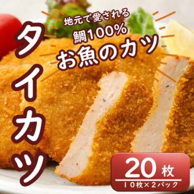 ふるさと納税 小浜市 タイカツ 冷凍10枚入り × 2セット