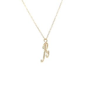 イニシャルネックレスR 208036