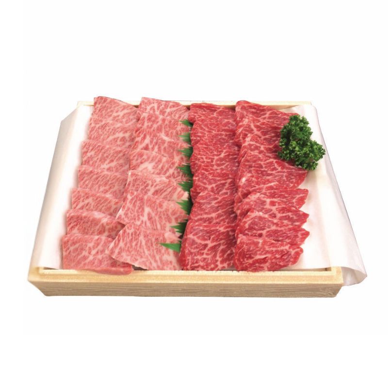 国産 牛肉 鶴形牛モモバラ焼肉用 約500g（モモ250g、バラ250g）A4ランク以上 秋田県産
