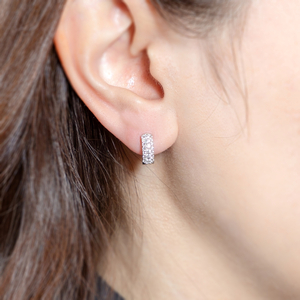 【ジュエリーの街、山梨県甲府市】ダイヤ0.48ct Pt900ピアリング　K125EGP