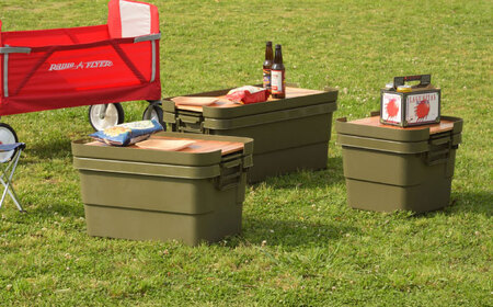 DIY風テーブルトップセット　ブラック　Sサイズ　2個【1316321】