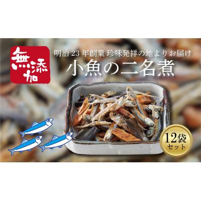 ふるさと納税 松前町 小魚の二名煮 12袋セット【RGD006】