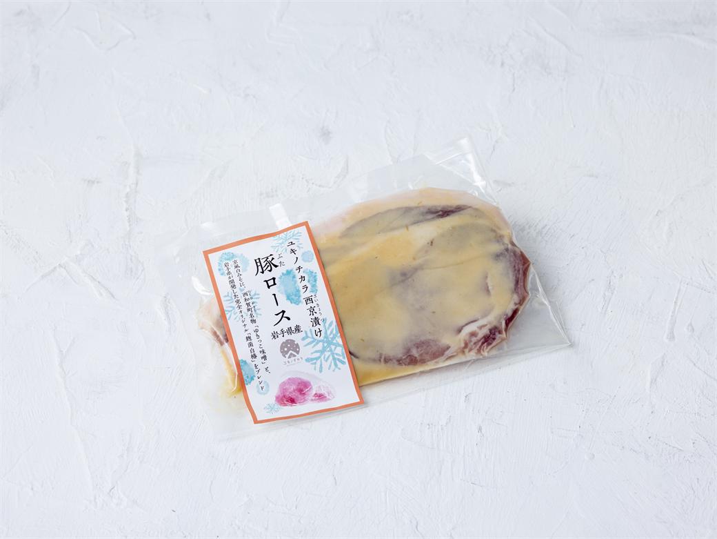 岩手県が開発した完全オリジナル「麹菌白椿」塩麹をブレンドした西京漬け。