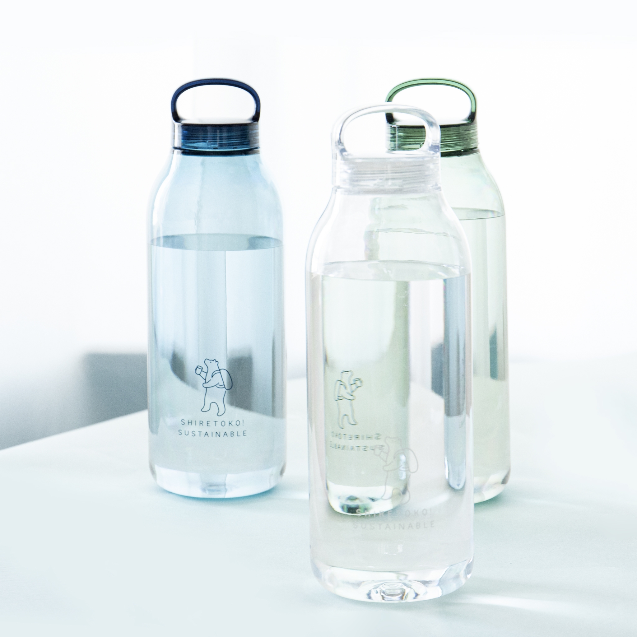 知床トコさん　ウォーターボトル　アンバー　500ml×1本　常温で水が飲める 耐熱マイボトル | 水筒 食器 耐熱 北海道 斜里町