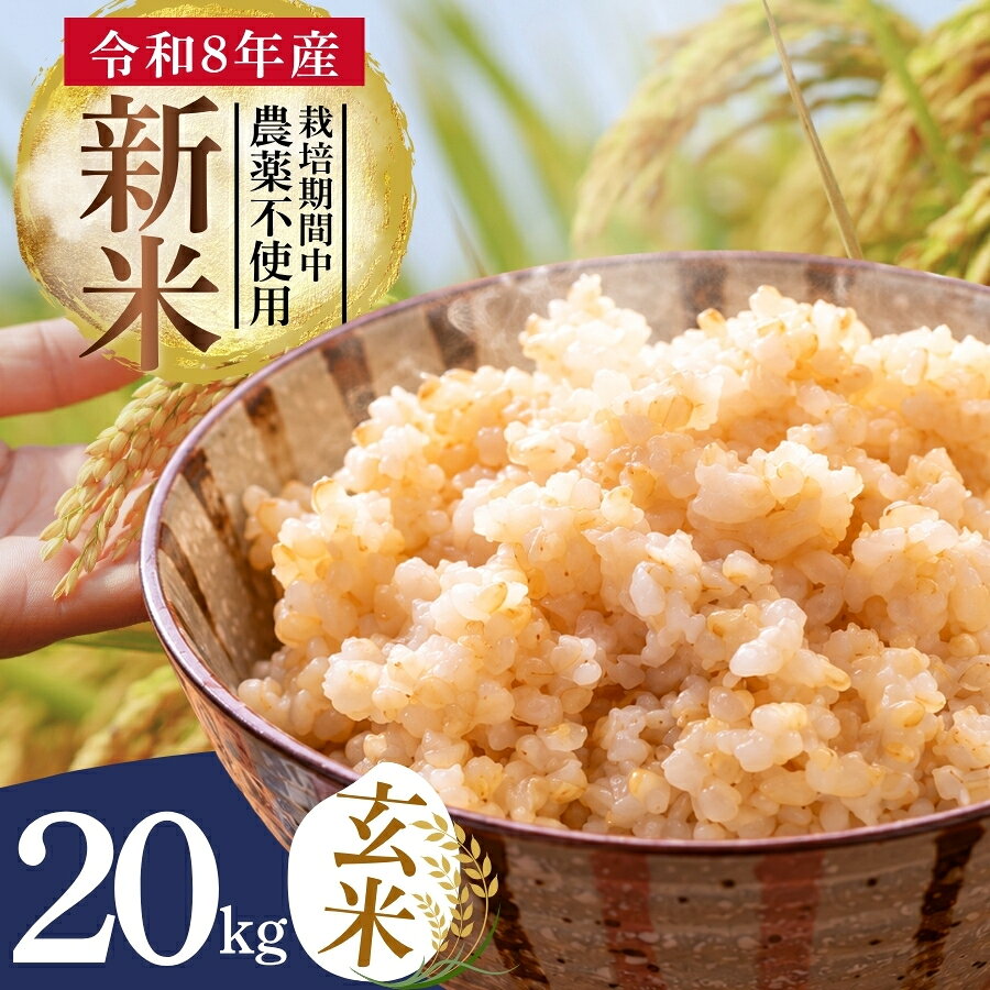 【ふるさと納税】吉田農林 通年合鴨農法米 うるち玄米 20kg　天日干し【11月下旬より順次発送】　　　米 玄米 合鴨米 20kg 20キロ げんまい ゲンマイ 天日 アイガモ農法 農薬不使用 静岡県 伊豆松崎
