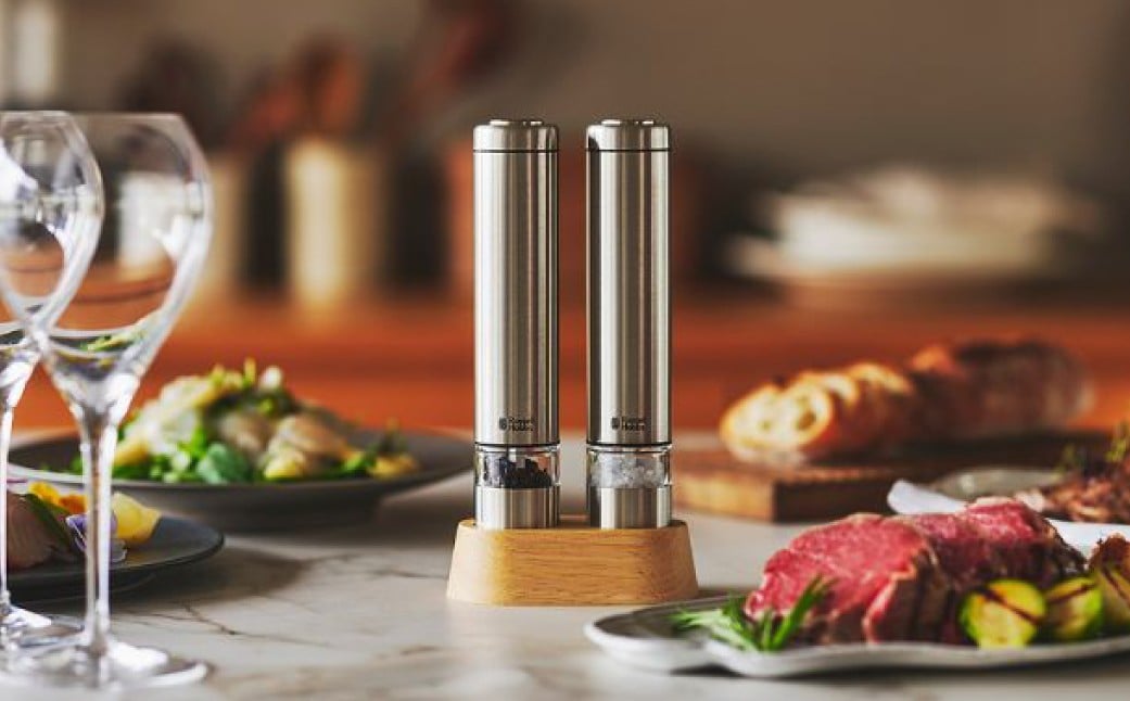 
            〈Russell Hobbs〉 電動ミル　ソルト&ペッパー　ミニ　シルバー【 ハンディ コンパクト ミル 電動 オシャレ 料理 調理 家電 】
          