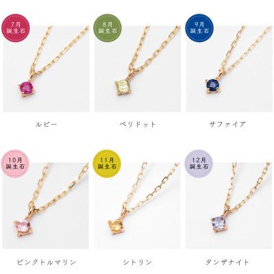 ふるさと納税 大津市 【カタログギフト】ふるさと納税限定|10金 誕生石ネックレス 12種類から選べるプレミアムギフト |  | 02