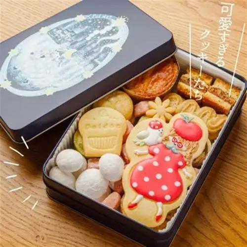 【贈答品】お菓子な世界缶 プレゼントやご褒美に大人気!おしゃれでかわいいクッキー缶#01_菓子・スイーツ クッキー  _【1377199】