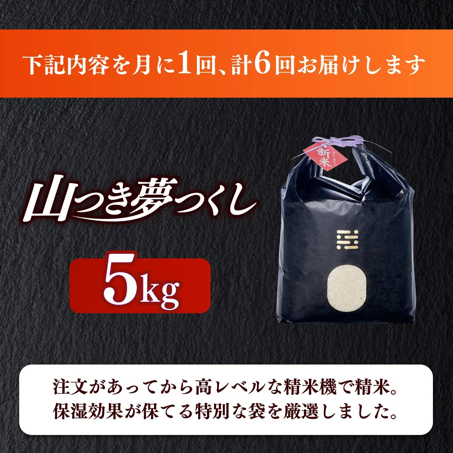 【全6回定期便】農薬 を使わずに育てた 山つき   夢つくし 5kg【築上町】 / itoshimacco / 株式会社やました[ABEX015]