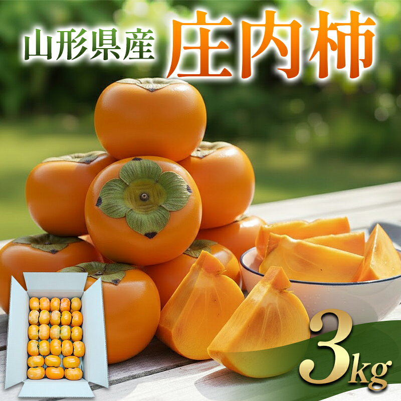 【ふるさと納税】 山形県産 庄内柿 3kg FSY-2862