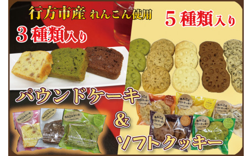 DV-4　れんこん農家青年が作る★パウンドケーキ&ソフトクッキー★