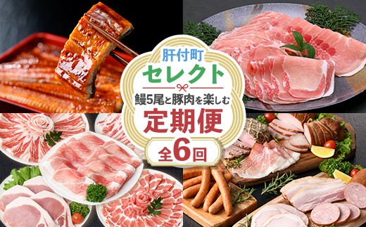 
                  F90004 ＜定期便・全6回＞肝付町セレクト定期便《鰻5尾と豚肉を楽しむ定期便》 鹿児島  豚肉 鹿児島県産 黒豚 鰻 とんかつ しゃぶしゃぶ ハム ウィンナー 定期便 セレクト  冷凍 冷凍食品 【株式会社きもつき未来商社そらまち】
                