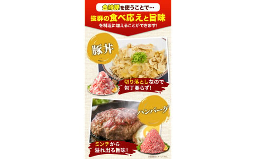 【出回らないからこそ価値がある！】豚肉 阿波 金時豚 切り落とし＋ミンチ セット 1.5kg アグリガーデン 《30日以内に出荷予定(土日祝除く)》ブランド豚 肉 小分けパック 送料無料 徳島県 上板