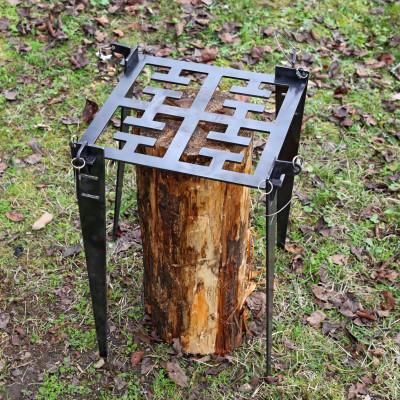 ふるさと納税 尼崎市 【HIBANAS】熟練の職人が作るスウェーデントーチ専用台　HIABURI(ヒァブリ)