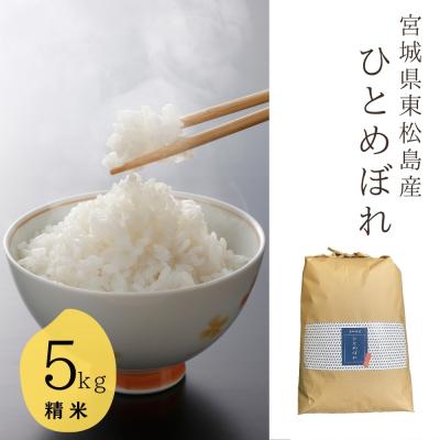 ふるさと納税 東松島市 【令和7年産】 宮城県産ひとめぼれ(精米) 5kg 米 ひとめぼれ ヒトメボレ 宮城県産
