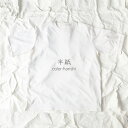 【ふるさと納税】土に還る天然素材「和紙糸」で作ったTシャツ　メンズ　Lサイズ　半紙（オフホワイト） ／ まちづくり観光振興機構 半袖 カットソー 白 トップス サステナブル 大人用 清涼感 奈良県 田原本町