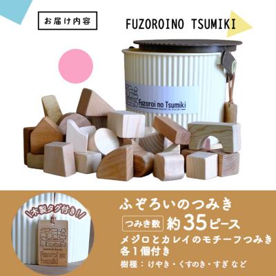ふるさと納税 佐伯市 ふぞろいのつみき 積み木 約35個・メジロ、カレイのモチーフ積み木 各1個付 |  | 01