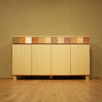 ふるさと納税 大川市 キャビネット　PICASSO-1501　150×40×85　WAプラス