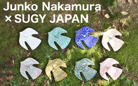 【美濃焼】 happy bird clock ピンク 多治見市 / 杉浦製陶 掛け時計 タイル 鳥 ギフト[TAO035]