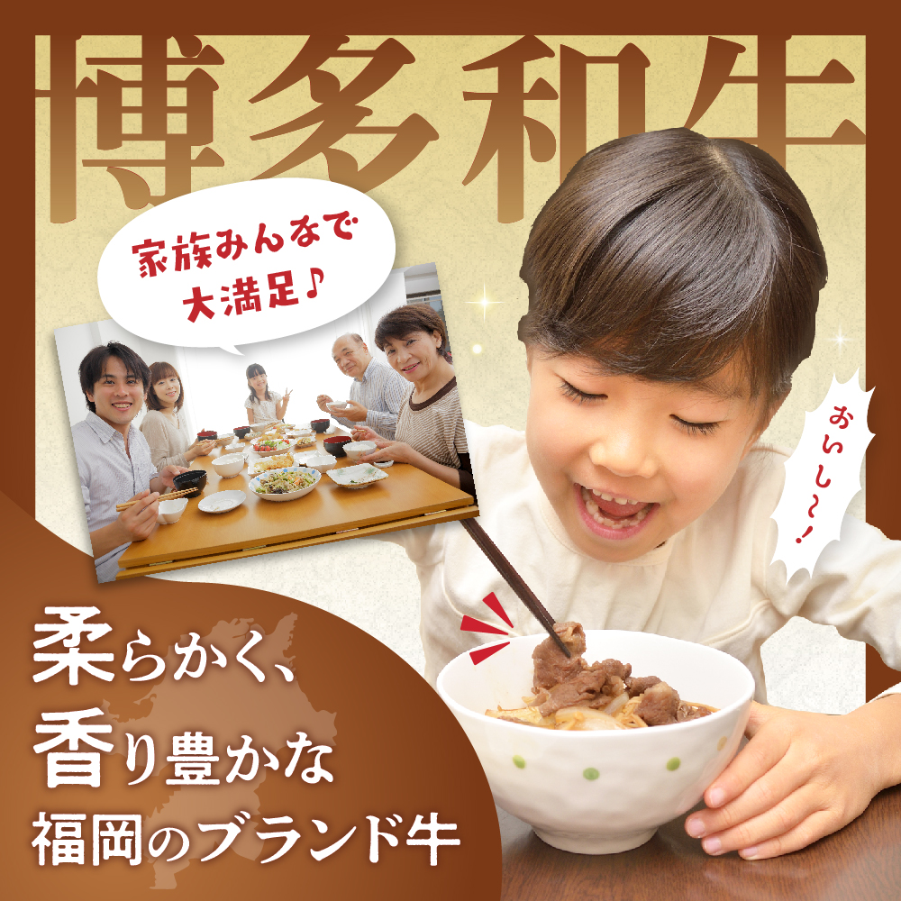 黒毛和牛 (博多和牛) 切り落とし 2.0kg(400g×5パック）【伊豆丸商店】_HA1793