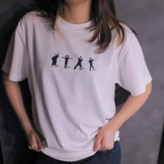 北海道栗山町「Chestnuts&Market」オリジナルTシャツ(ホワイト)Sサイズ