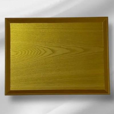 ふるさと納税 高野町 長手トレイ　ゴールド