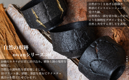 Owan POT(w80mm) 3set《crack,bolt,hibi》　014050
