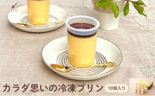 ひみつのひとさじ　カラダ思いの冷凍プリン　10個[010-a013] 10個入り