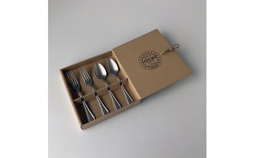 カトラリー4本セット ”J-WING” (VINTAGE INOX) FC010405