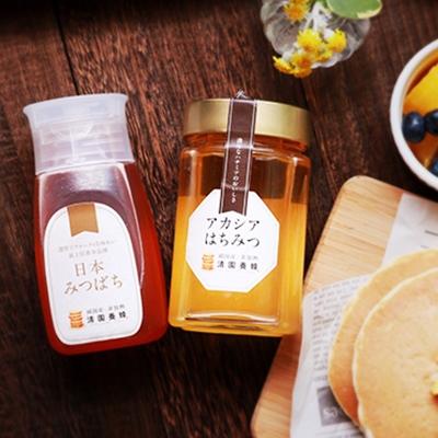 ふるさと納税 長野県 はちみつセット(日本みつばちはちみつ&amp;アカシア)