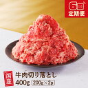 【ふるさと納税】 【6回定期便】 厳選 ！ 国産 牛肉 切り落とし 400g 小分け 真空パック (200g×2) 小間切れ 牛丼 カレー 便利 お取り寄せ グルメ 食品 すき焼き しゃぶしゃぶ 鍋 焼肉 鉄板焼 おすすめ お取り寄せ ギフト プレゼント