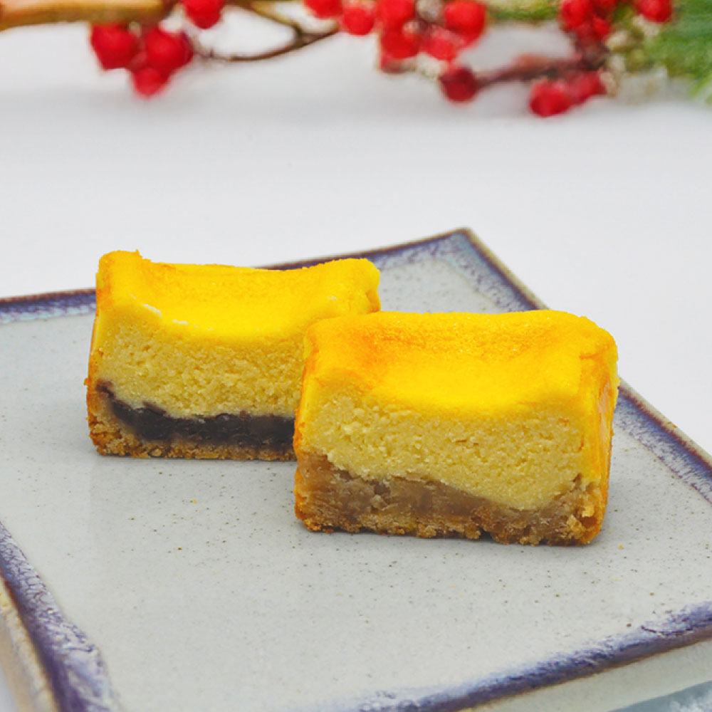 【ふるさと納税】【製餡所がつくるベイクドあんチーズケーキ】 ＜選べる種類＞ 赤 白 計2本 口溶け あんこ ケーキ スイーツ チーズケーキ クリームチーズ 生クリーム てんさい糖 お菓子　 粒あん 素材 こだわり 手作り 洋菓子 和菓子