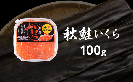 【宗谷海峡産】秋鮭いくら醤油漬け100g【配送不可地域：離島】【1460516】