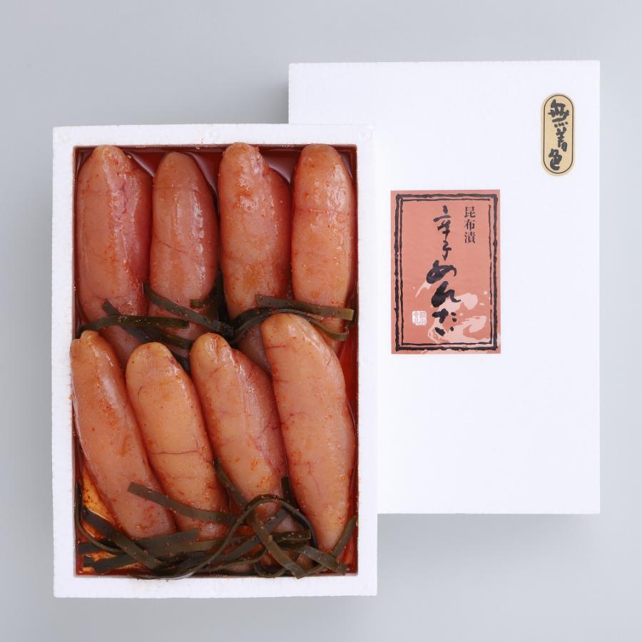 ＜かば田＞【訳あり】無着色 昆布漬辛子明太子　【もったいない！を食べよう】400ｇ×1【6ヶ月定期便】