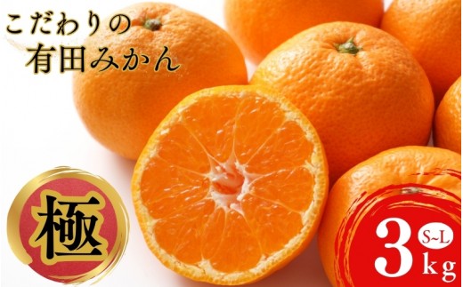 
                  極上の甘さ！ こだわりの和歌山県産 有田みかん 3kg（S～Lサイズおまかせ） ひとつひとつ手選別で厳選！生産者から直送 【2025年11月下旬～1月中旬ごろに順次発送予定】 | みかん フルーツ 果物 くだもの 有田みかん 蜜柑 柑橘【hdm004A】
                