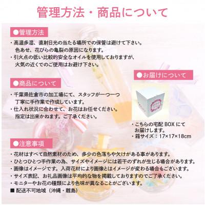 ふるさと納税 佐倉市 ハーバリウムセット ピンク系 お祝いやお誕生日におすすめ |  | 03