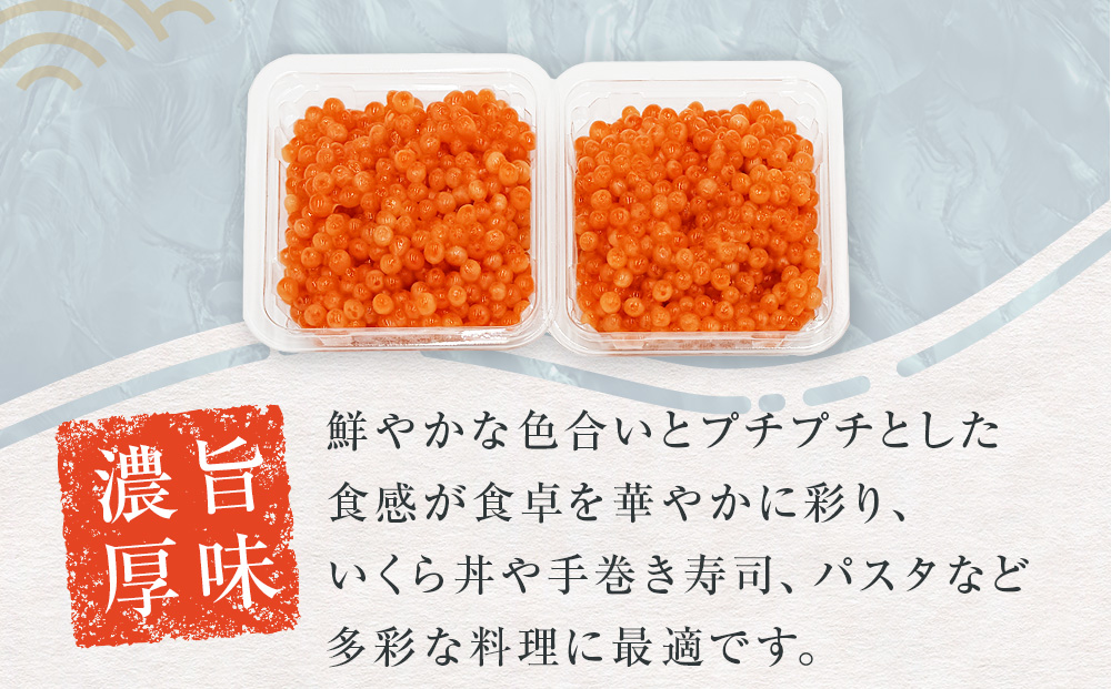 いくら 醤油漬け ( 30g×2p ) × 3袋 合計180g 氷温熟成 鮭 イクラ