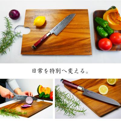 ふるさと納税 関市 H82-05　三昧 クラシックプロ紅蓮シリーズ　三徳180mm&SILKY キッチンプラ　赤 |  | 02