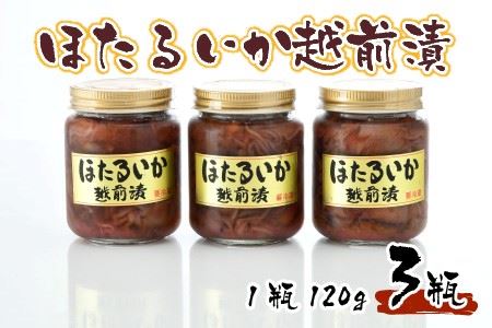 ほたるいか越前漬 120g × 3個セット [A-6211]