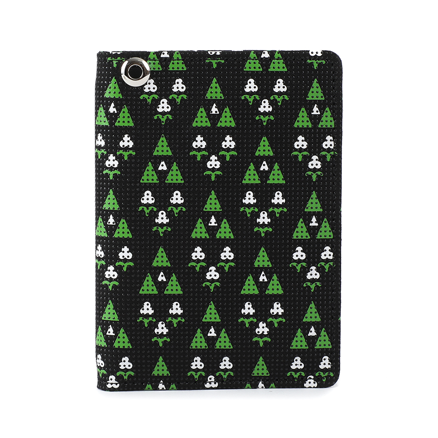 ＜印傳屋 上原勇七＞甲州印傳　印傳屋上原勇七　パス入れ　更紗　子ども思いの森柄