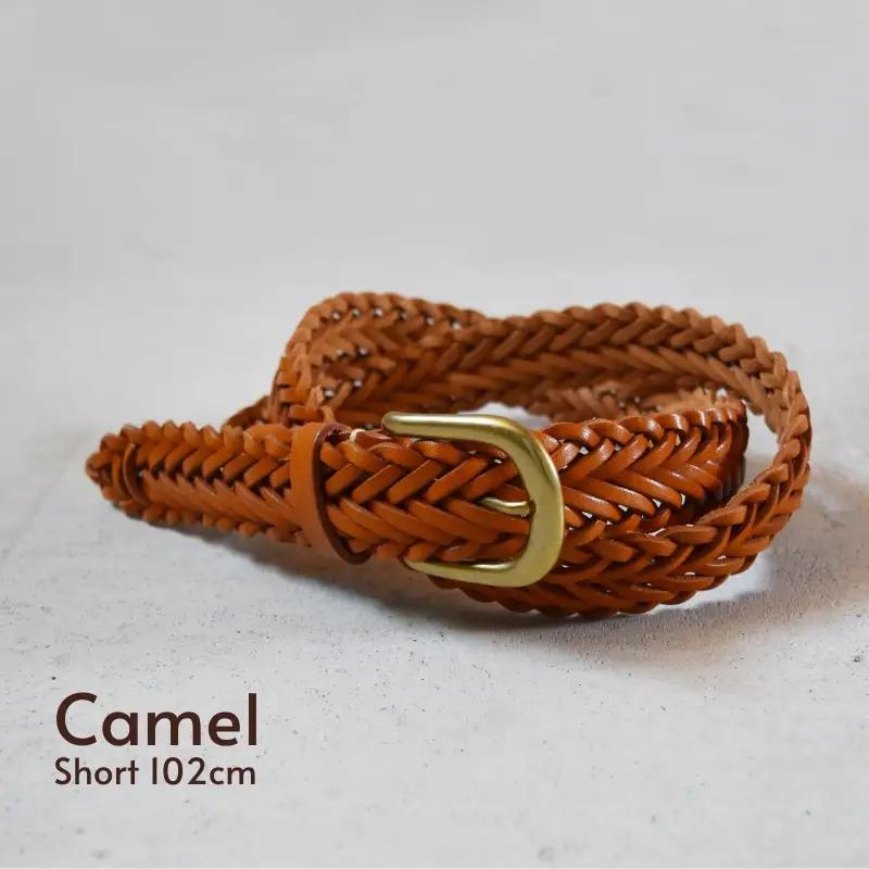 Teha’amana Mesh Belt 30mm メッシュベルト キャメル ショートサイズ 