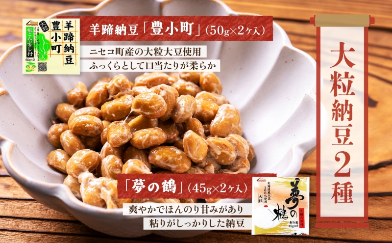 定期便 3ヵ月 北海道 手造り 納豆 6種 計10個 国産 羊蹄納豆 豊小町 夢の鶴 羊蹄納豆すず丸 羊蹄納豆祝黒 DC-15 菌納豆 黒千石干し納豆 大粒 小粒 黒豆 大豆 なっとう 詰め合わせ 北