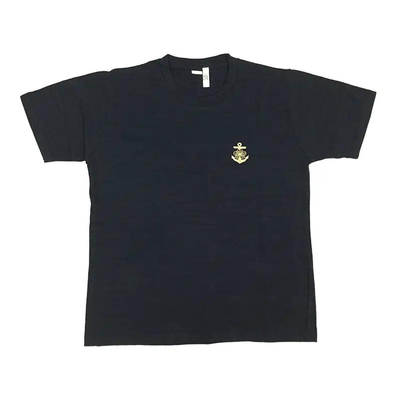 Tシャツ【呉鎮守府】 ネイビー Sサイズ 紺 tシャツ navyオリジナル シャツ 半袖 綿100% 海軍 くれちん 大人 日本製 広島県 呉市 ku091-050-s-r