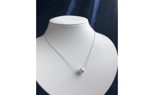 あこや本真珠の貫通ペンダント（希少10mm大珠・ホワイトピンクカラー）パール ネックレス ジュエリー プレゼント ギフト 冠婚葬祭 入学式  ケース付 6月誕生石 宝石【R00747】