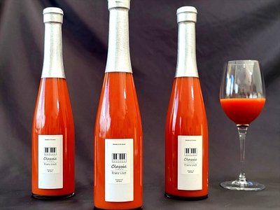 糖度14度ミニトマトジュース（490ml瓶 x 1本）　クラシックトマト『リスト』使用　野菜　生活　ジュース　飲料　ドリンク　信州　長野県【 トマトジュース 長野県 佐久市 】