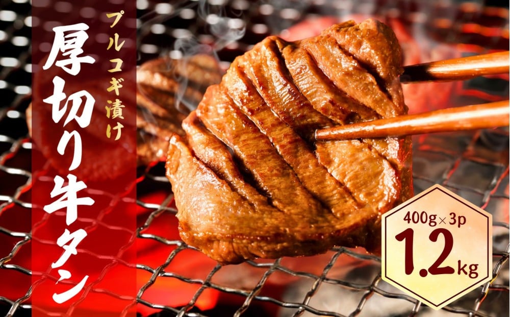 
            味付き サムギョプサル 1.2kg  ( 400g×3パック )
          