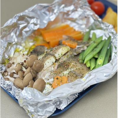 ふるさと納税 宮古市 一夜干しかれい「マガレイ 4尾」と「かれいのホイル焼き」を得意料理にするセット |  | 02