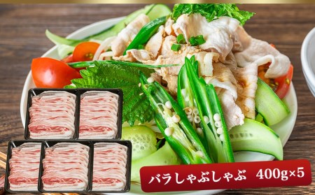 「前田さん家のスウィートポーク」ロース&バラしゃぶしゃぶ4kgセット_AC-8907_(都城市) 豚肉セット 豚ロースしゃぶしゃぶ 豚バラしゃぶしゃぶ 400g×5パック 計4キロ ブランドポーク