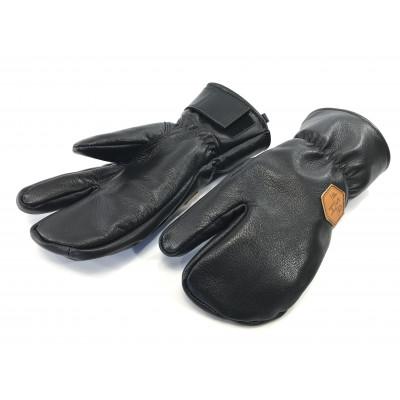 ふるさと納税 白馬村 DSPグローブ 撥水スリーフィンガー ブラック　SS スキー・スノーボード兼用グローブ(GS-TH) |  | 01